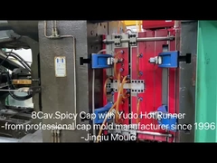 Tutup bubuk lada 8 rongga dengan cetakan hot runner