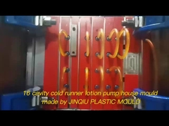 Bagian rumah pompa lotion 16 rongga PP Cap Cold Runner Injection Molding