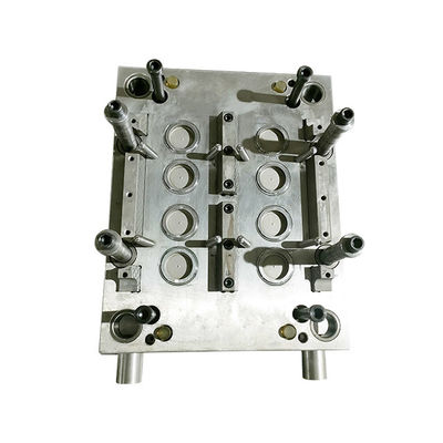 45mm Cetakan Injeksi Plastik Bulat PP Cap Cold Runner Injection Moulding
